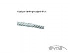 Ocelové lano potažené PVC, průměr 3mm (cena za 1m)