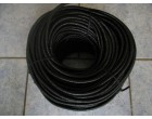 Pružné gumové lano 8mm - černá - METRÁŽ