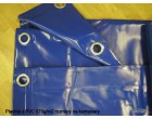 Plachty z PVC 570g/m2 8x10m modr