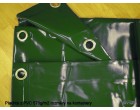 Plachty z PVC 570g/m2 8x10m zelen